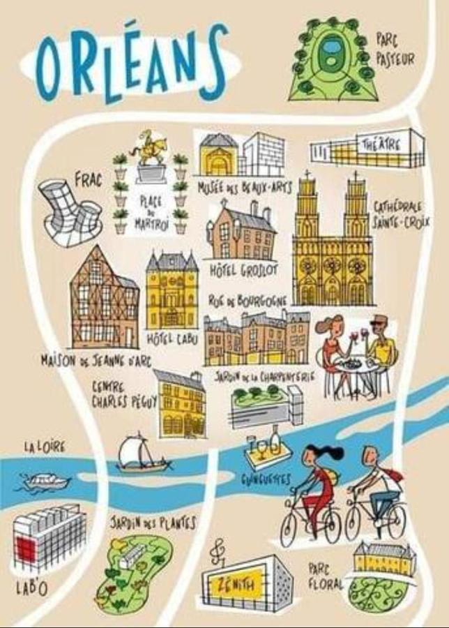 Le Scandinave, Proche Bord De Loire Orléans Exteriör bild